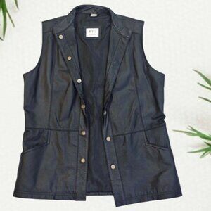 VTG LEATHER VEST SZ 9